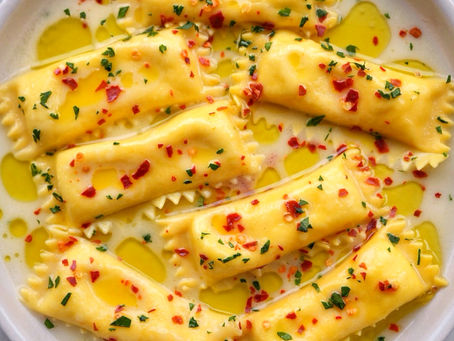 Roasted Garlic & Whipped Ricotta Agnolotti