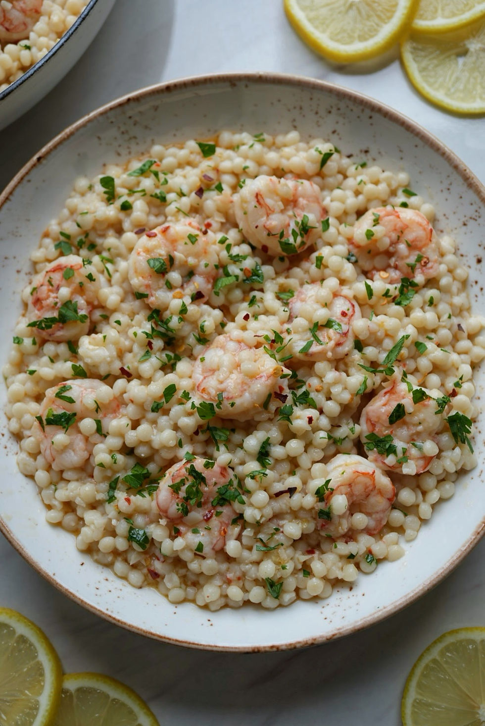 Shrimp Scampi Couscous