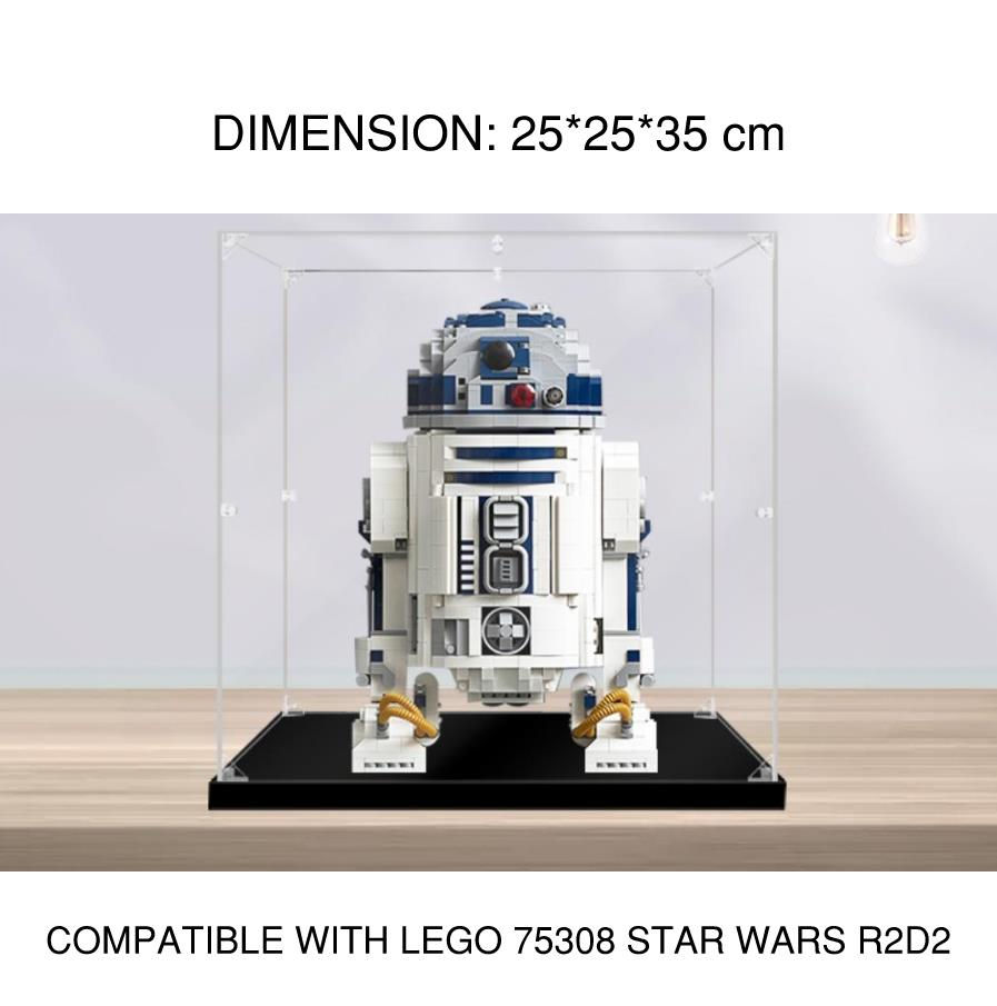 LEGO Display Case for 75308 Star Wars R2D2