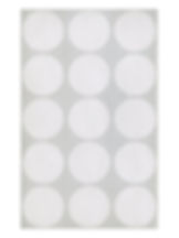 Thumbnail: 1-1/4" Dia. Round Multi-Purpose White Removable Labels, 500/Bx