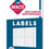 Thumbnail: 7/8" x 1-1/4" Rectangle Multi-Purpose White Removable Labels, 500/Bx