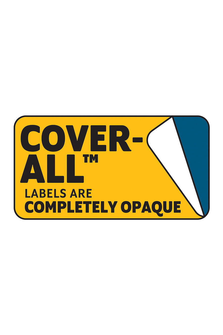 Thumbnail: Laser/Inkjet COVER-ALL™ White Internet Shipping Labels, 5-1/2" x 8-1/2", 2/Sheet