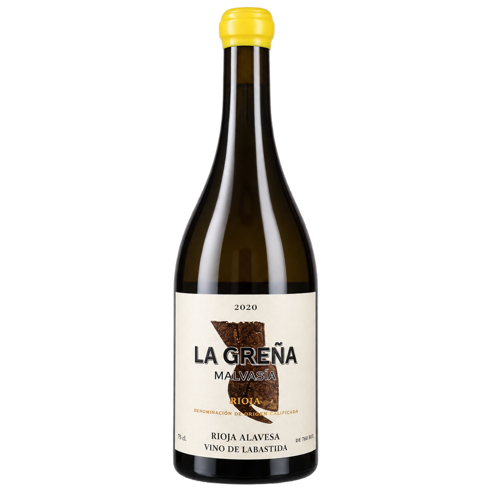 Bottle of Bodegas Tierra La Greña Malvasía 2020 Rioja white wine
