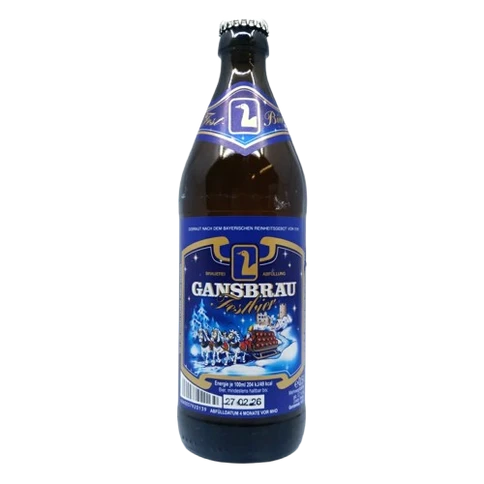 Bottle of Gansbräu Festbier Bavarian festival beer