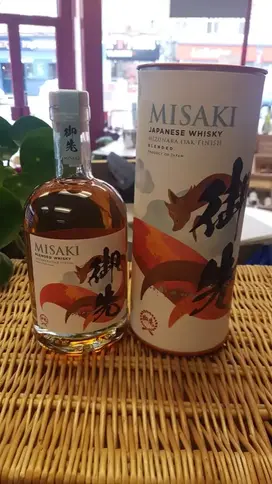 Bottle of Misaki Japanese Whisky Mizunara Oak Finish