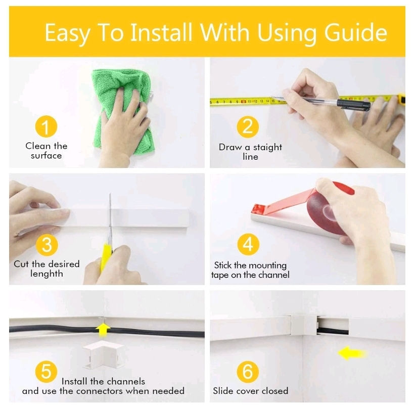 Thumbnail: Trunking Cable Wall Cord Management