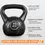 Thumbnail: 10KG Kettlebell Weight Vinyl Cast Iron Gym Fitness Training Workout Kettle Bell