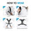 Thumbnail: Posture Corrector, Linkevp Back Support Brace for Men Women   Adjustable