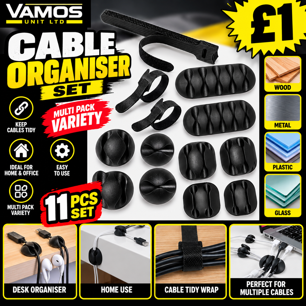 Cables Organiser set
