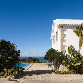 Authentic Portuguese house with sea view and palmtrees