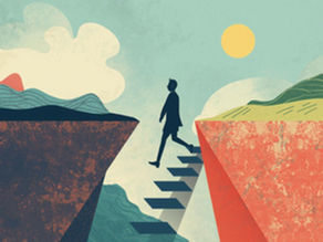 Professional reflecting on a career transition between jobs and planning the next career move