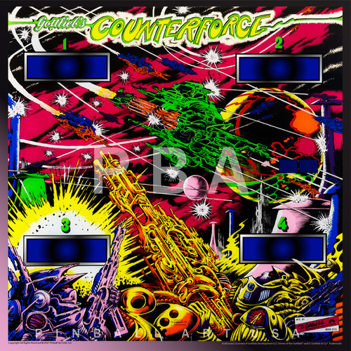 Counterforce Jigsaw Puzzle Pinball Art USA
