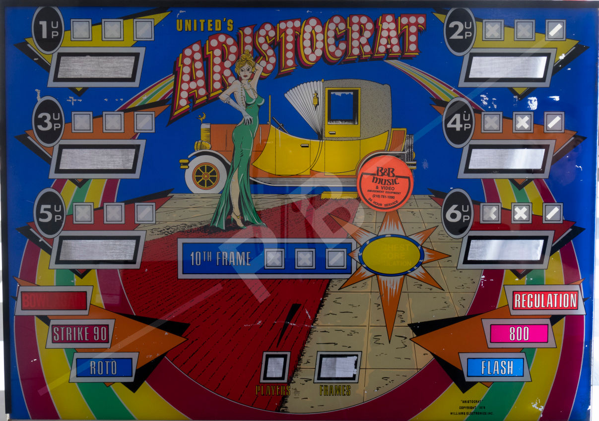 Aristocrat United Backglass