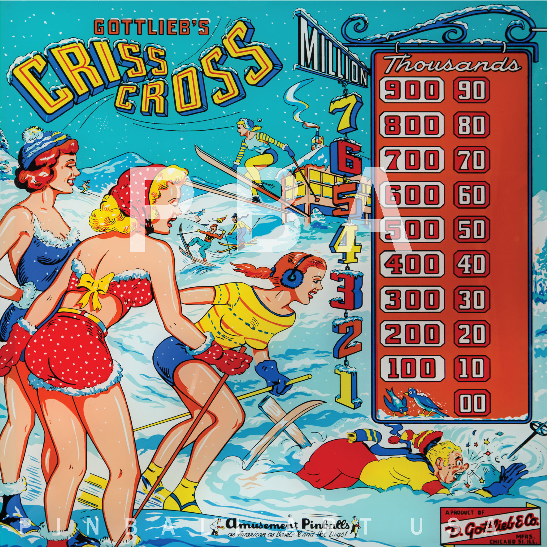 Criss Cross    1957 Gottlieb