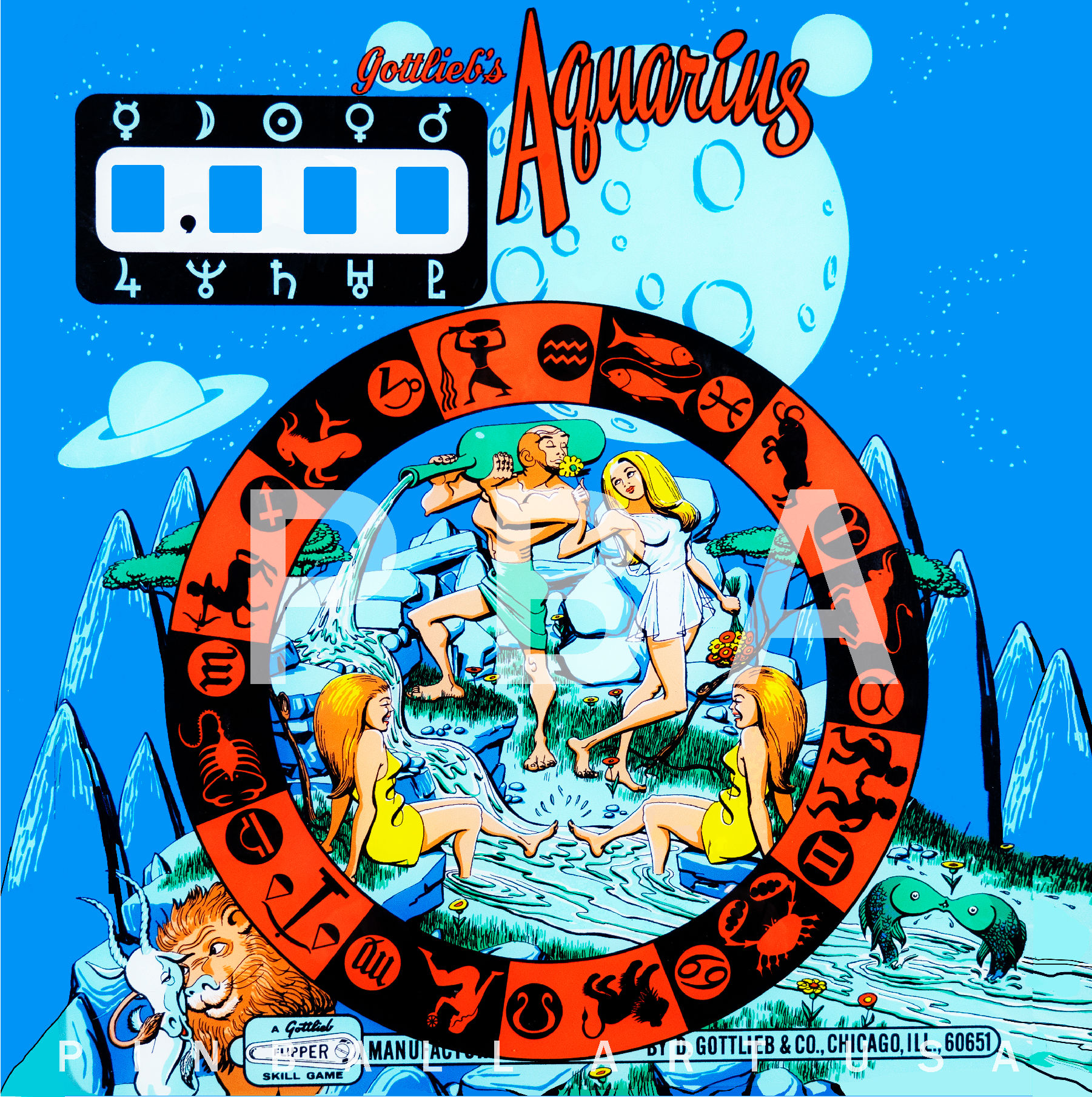 Aquarius 1970 Gottlieb