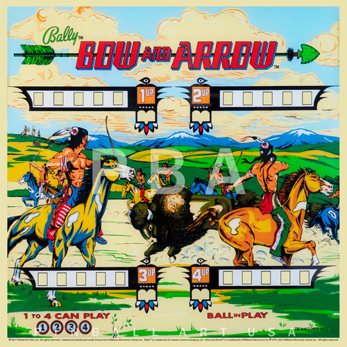 Bow and Arrow Jigsaw Puzzle Pinball Art USA