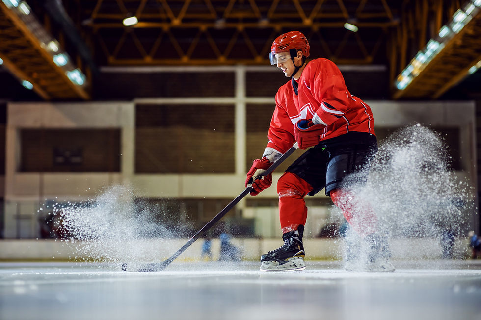 full-length-fearless-hockey-player-skating-trying-make-score-hall-interior-winter-sports
