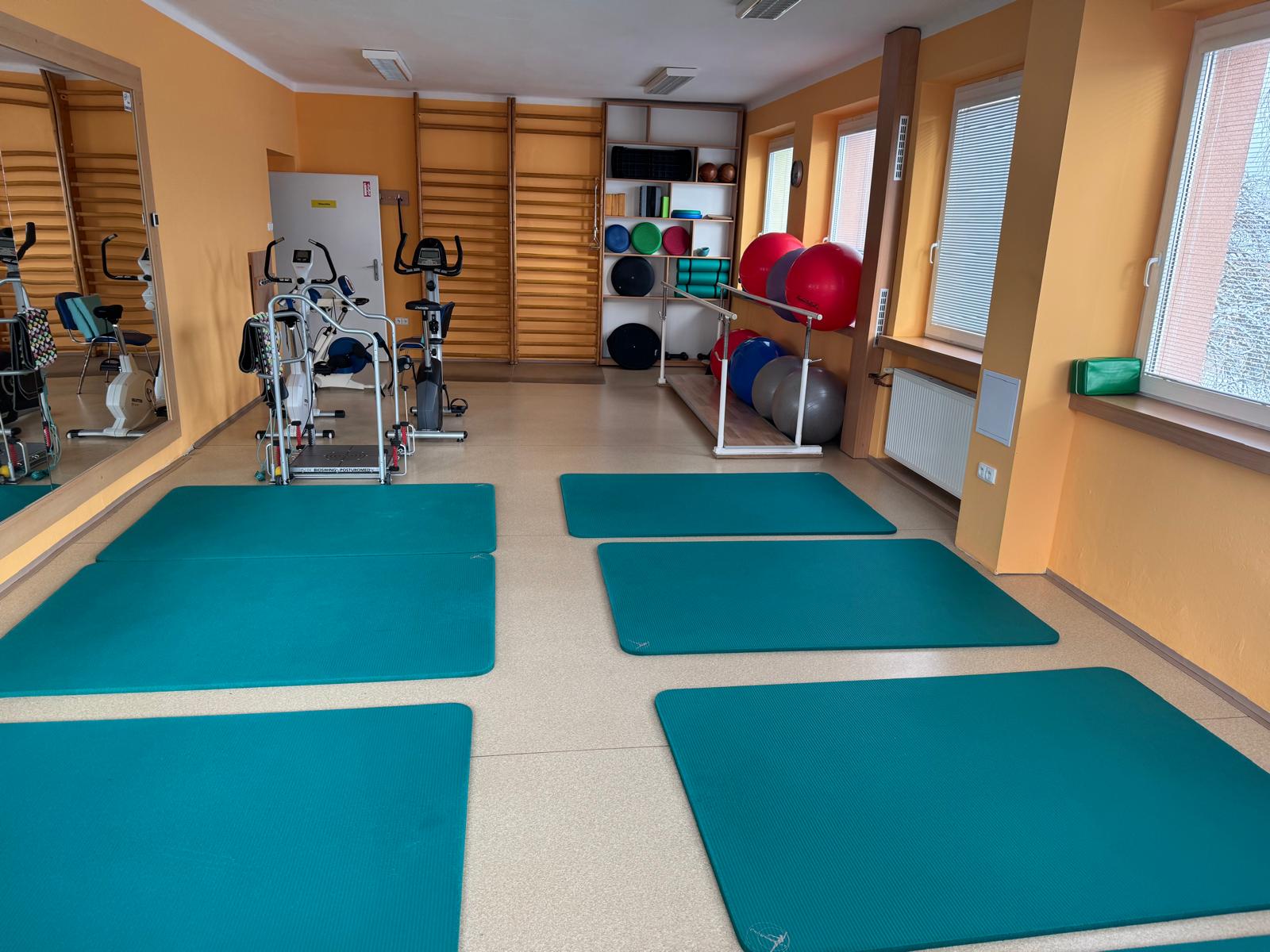 cvičební místnost