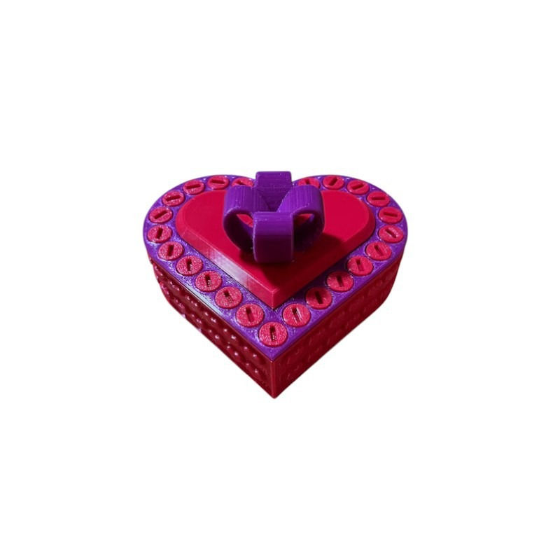 Plastic Heart-shaped Gift Box
