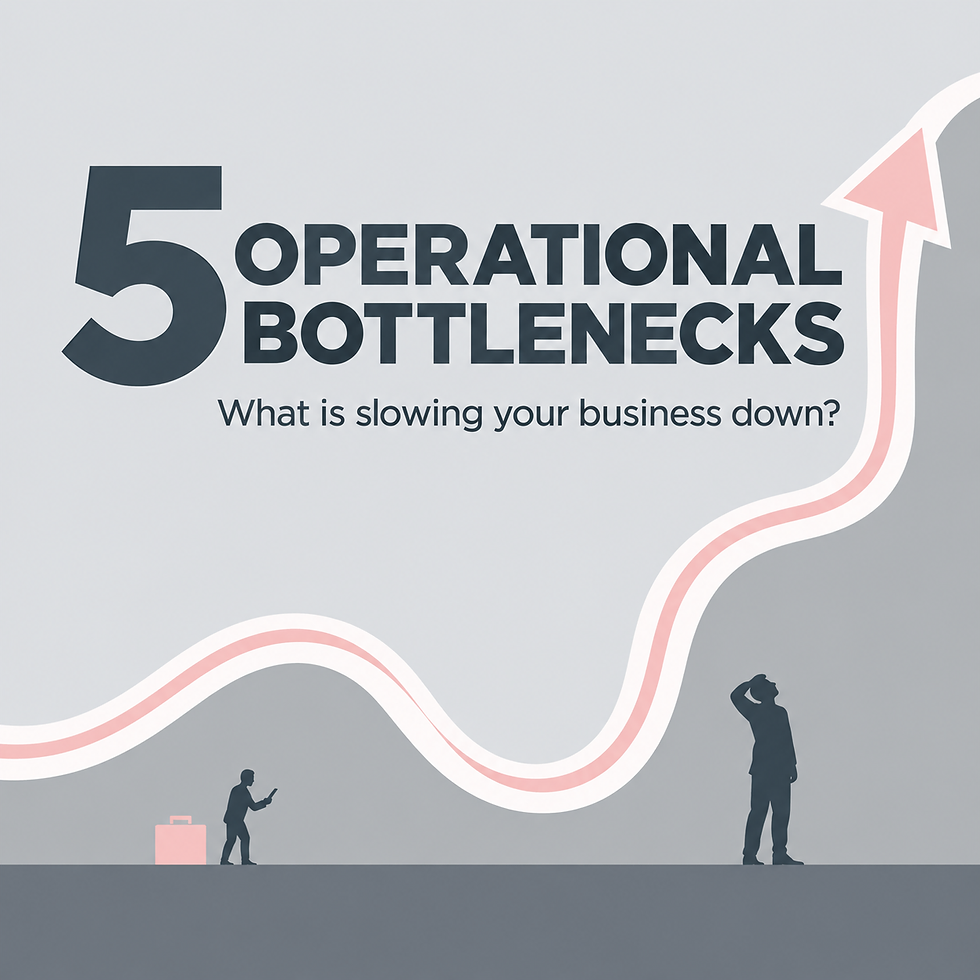 Discover five operational bottlenecks that could be slowing your business down and how to address them.