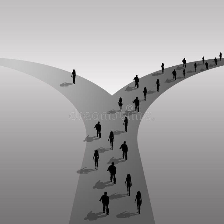 Illustration showing two different approaches to hypnosis and self-exploration