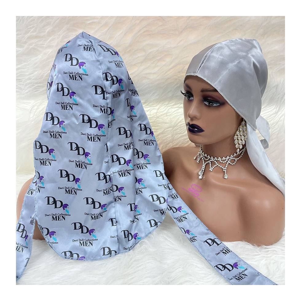 Thumbnail: Plain Silk Men's Durags Hair Protect Du Rag Satin Bonnets and Durags Custom Logo
