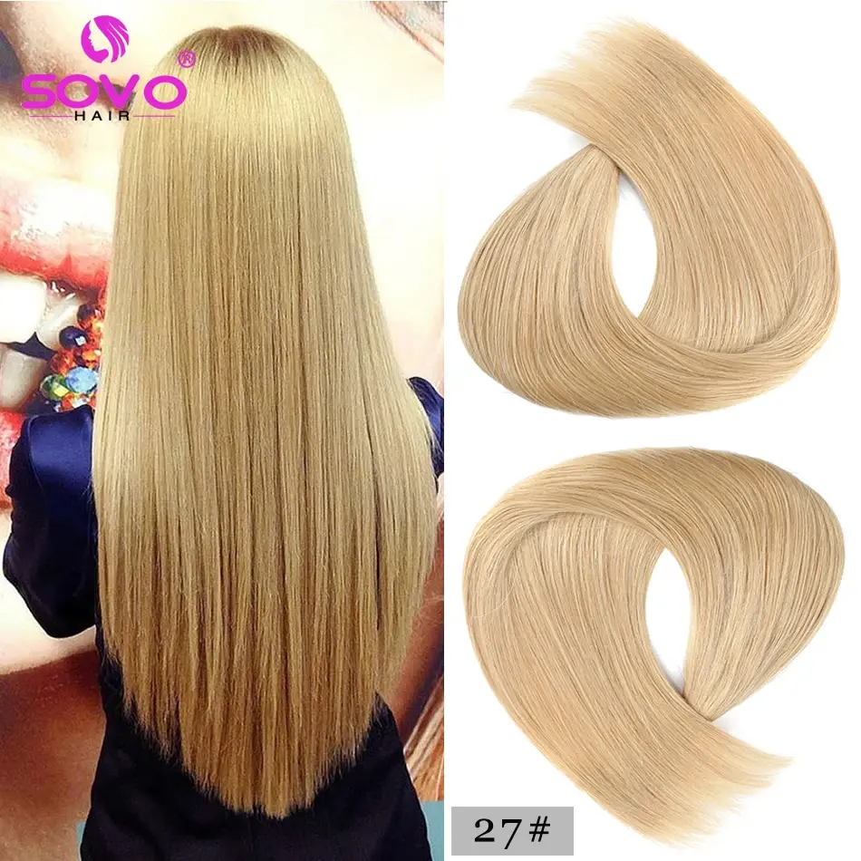 Thumbnail: Nano Ring 100% Human Hair Micro Ring Brazilian Hair Extension 100 Strands