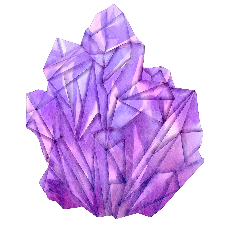 Amethyst Crystal on a blog post about Twin Flames