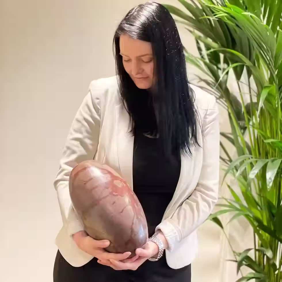 Extra Large Shiva Lingam Stone - 12 Inch (30cm)