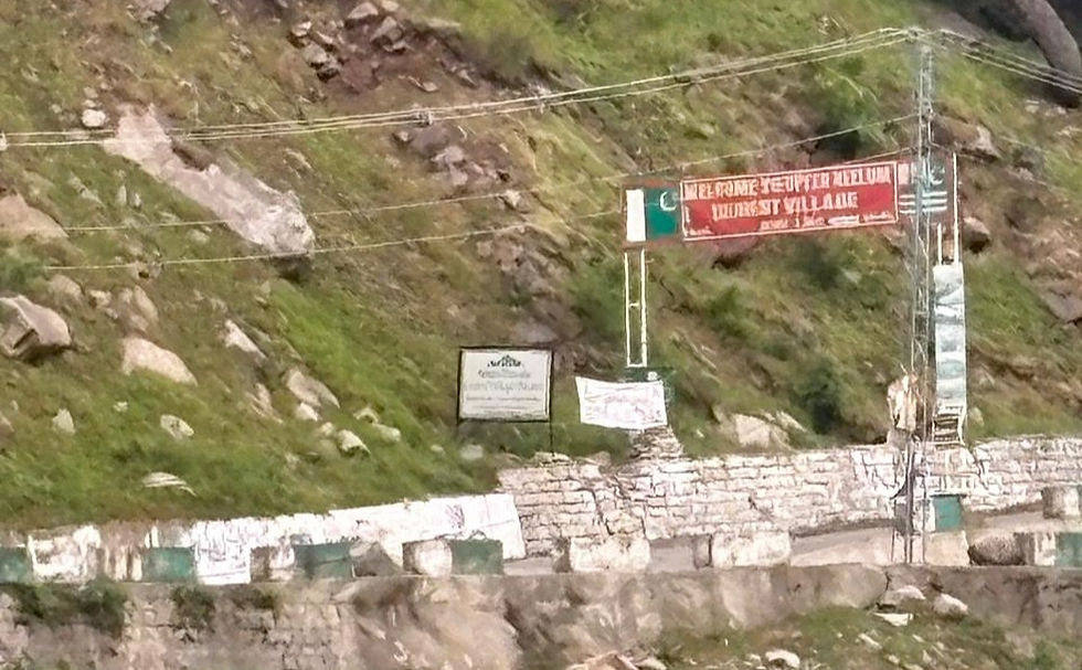 Route to keran valley