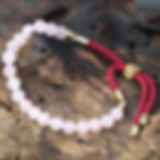Love - Rose Quartz 18K Gold Plated String Bracelet - Twin Flame Shop - Soulful Searching