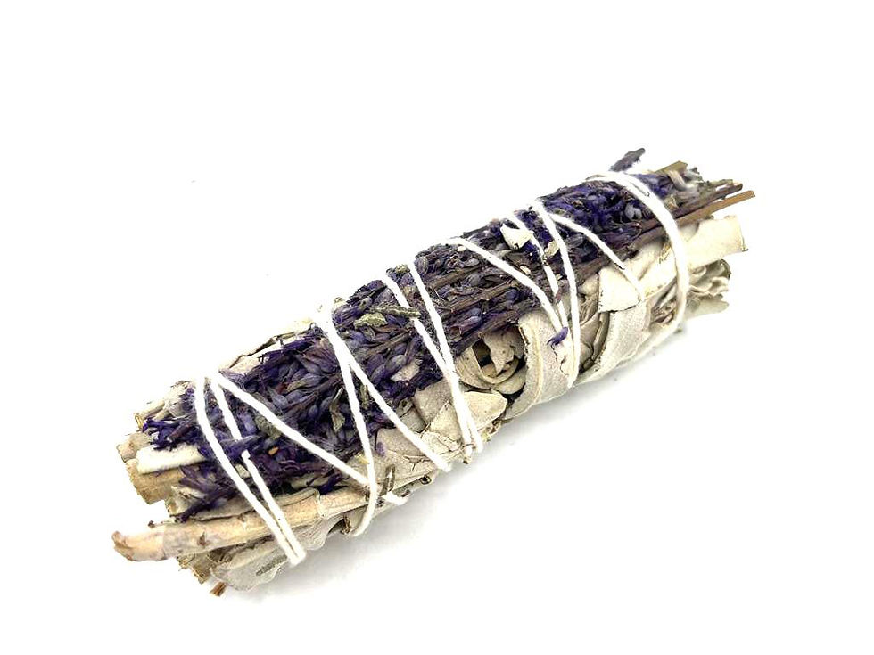 White Sage & Lavender Smudge Stick - Peace, Calm & Tranquility