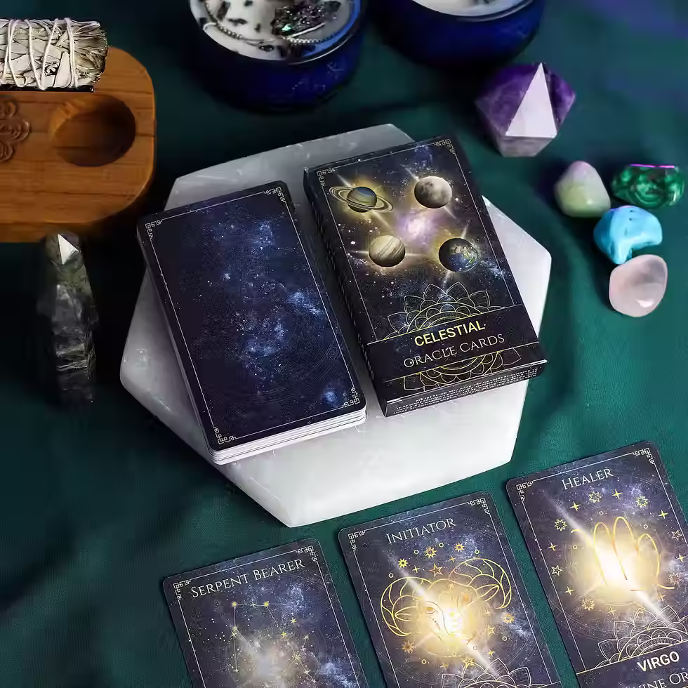 Celestial Energy Atlas Oracle Cards | Astrology Oracle Deck, Cosmic Guidance & Spiritual Insight