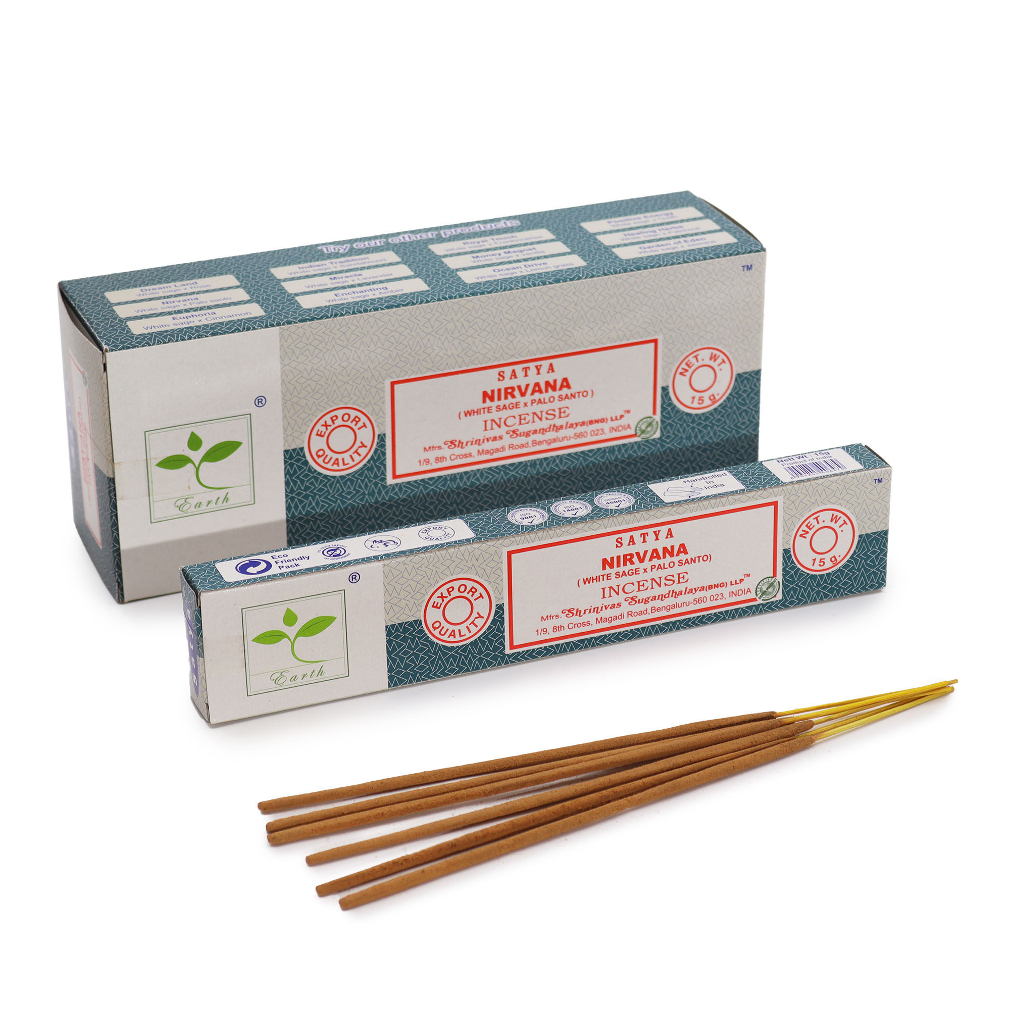Nirvana - Satya Incense Sticks | White Sage & Palo Santo