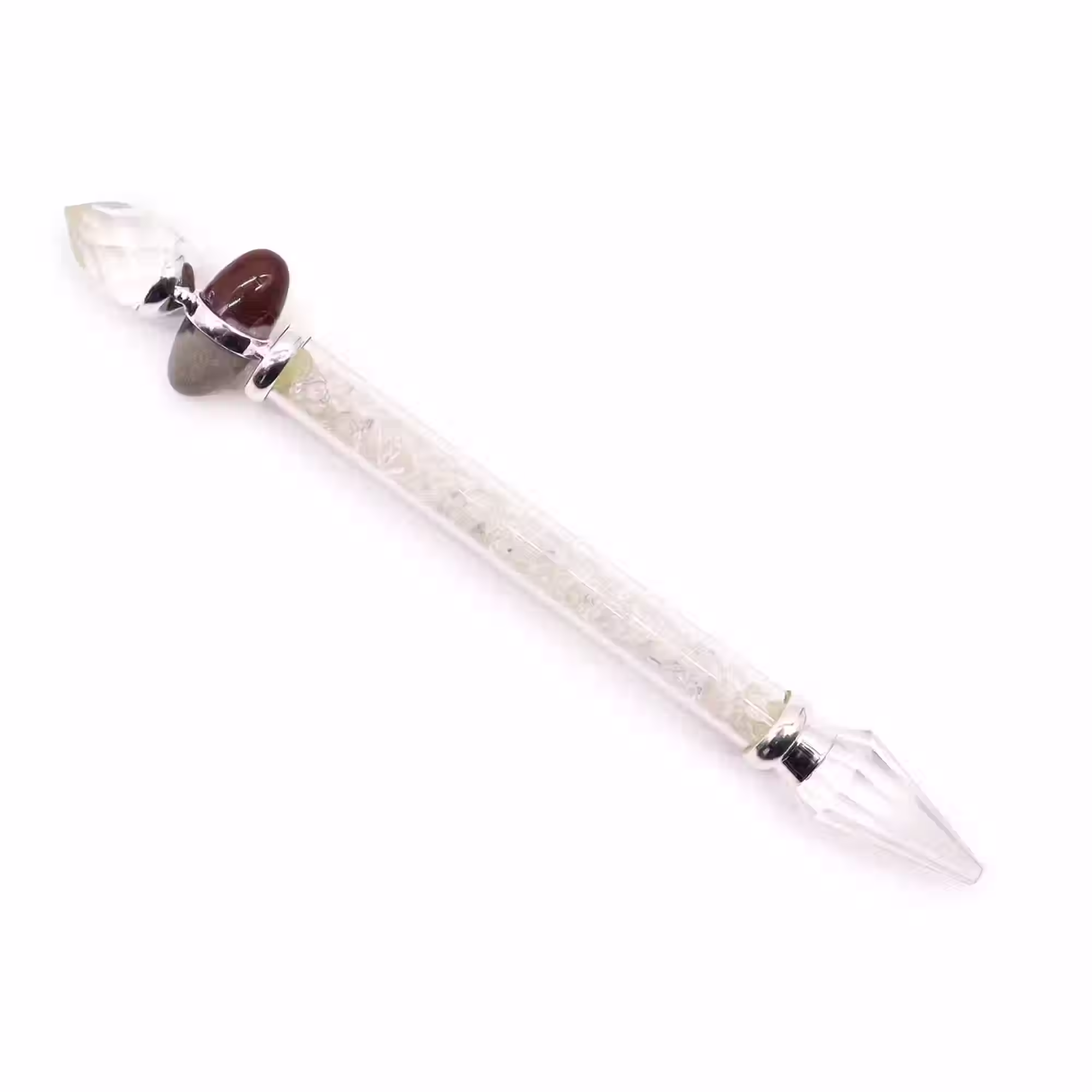 Shiva Lingam Magic Wand Rock Quartz - Wisdom and Clarity | Crystal Healing Wand for Clarity, Wisdom & Spiritual Amplification