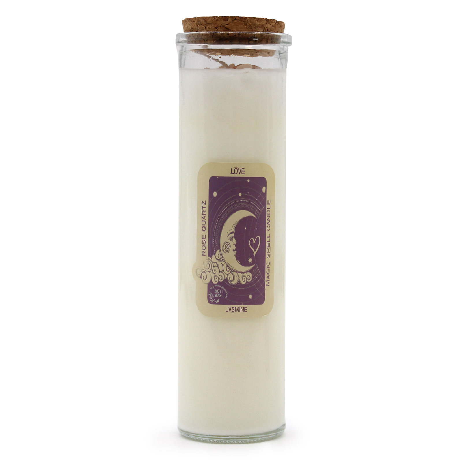 Love - Magic Spell Candle | Rose Quartz | Twin Flame Shop - Soulful Searching