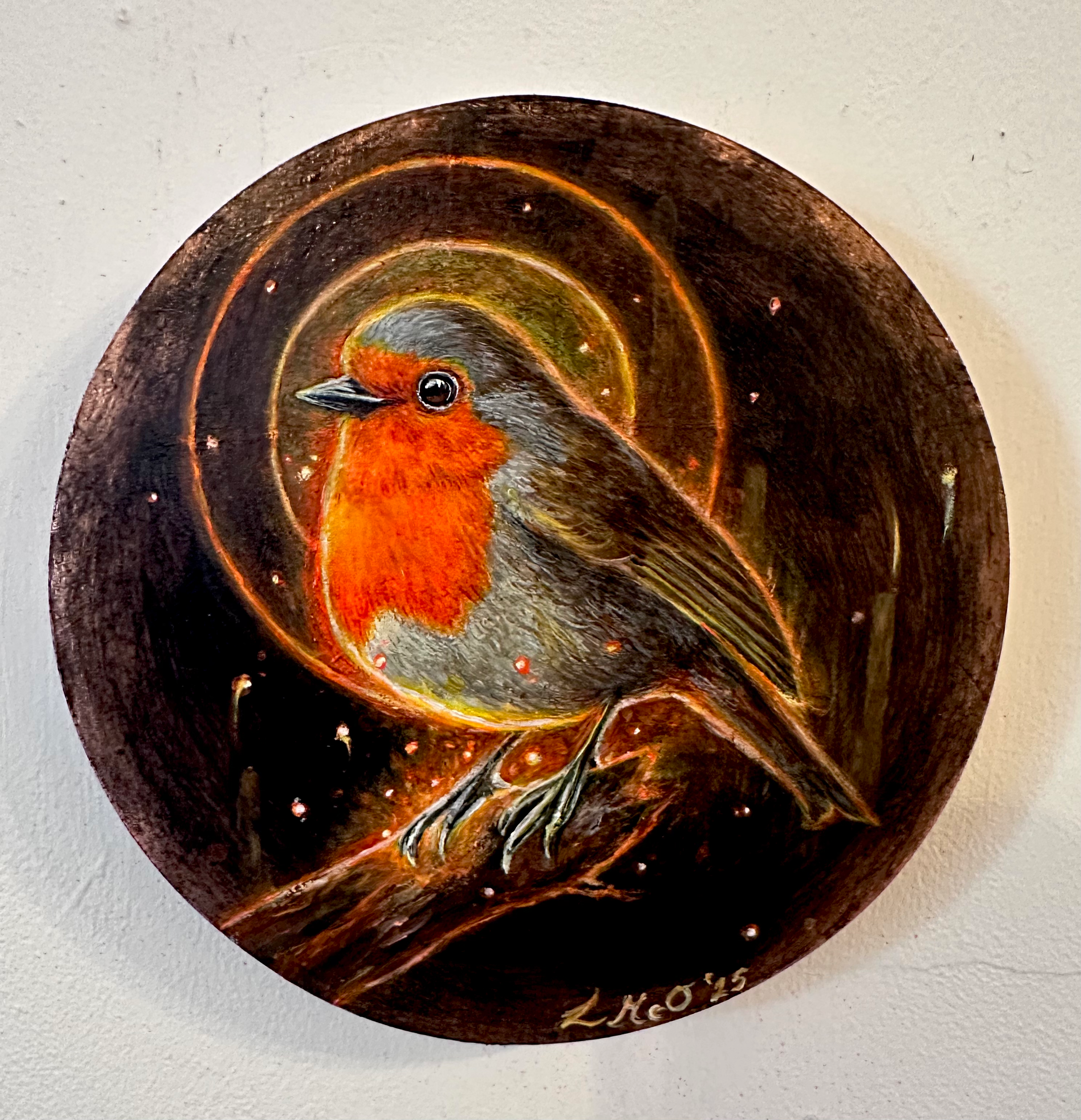 Sacred Songbird Illuminations - European Robin 🔴 SOLD