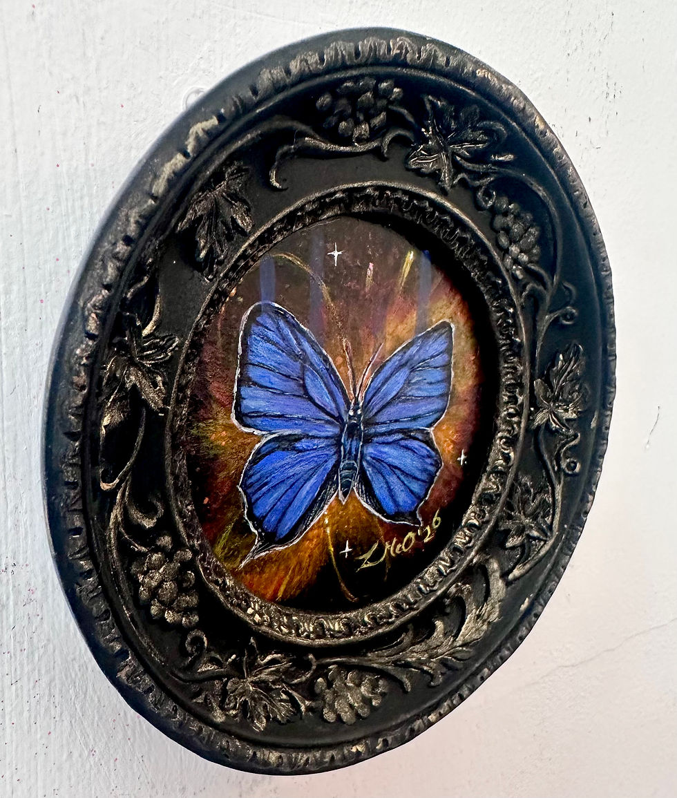 Thumbnail: Spectrum of Souls - The Indigo Butterfly of Intuition 