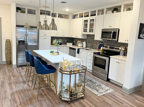 Farmhouse/Glam Kitchen Interior Design - Franklin, TN