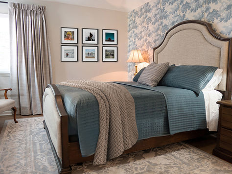 Primary bedroom interior design; (Antioch, TN; General Contractor: Vesta Homes LLC)