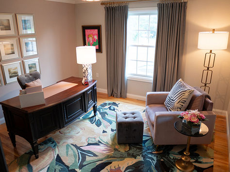 Feminine chic office interior design | Watertown, TN (Wilson County)