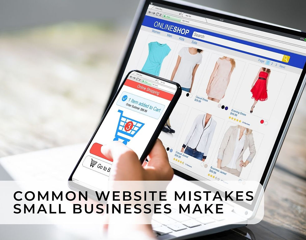 Common Website Mistakes Small Businesses Make