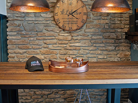 Bourbon Man Cave/Basement Interior Design - Mt. Juliet, TN