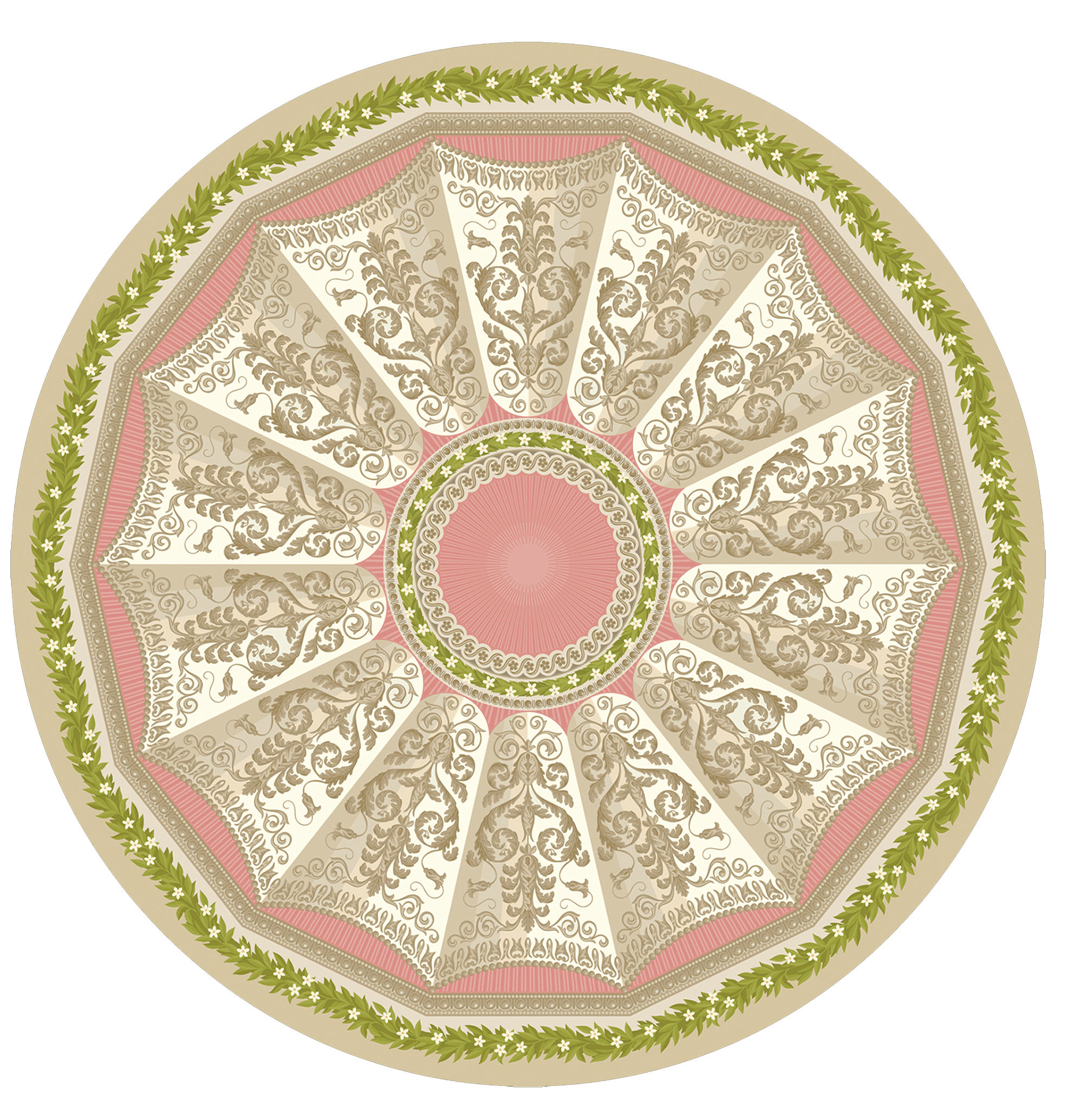 Area rug C-024 "Pink Pastel"