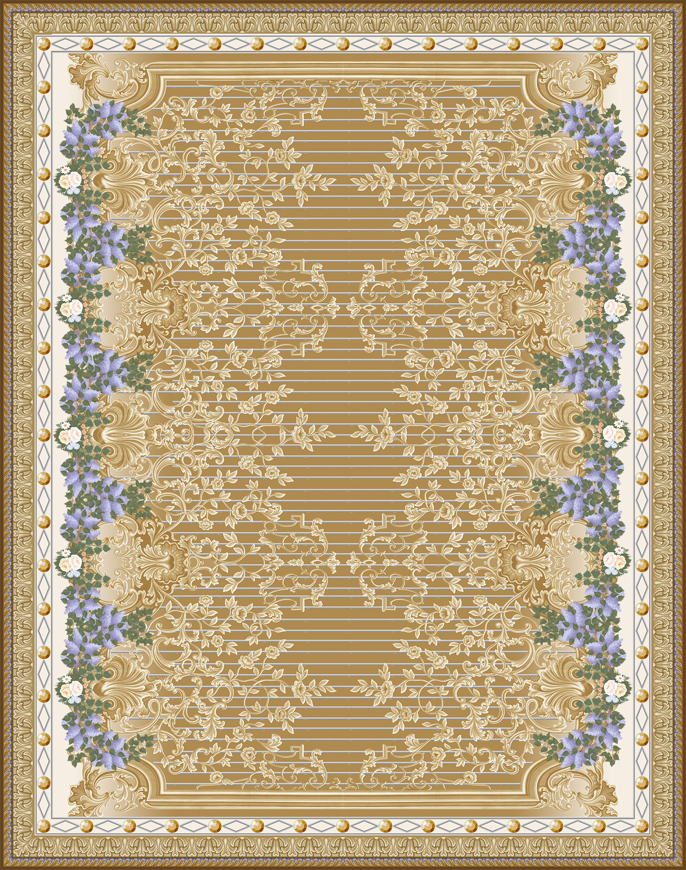 Area rug C-271/2 "Grand Duchess Anastasia"