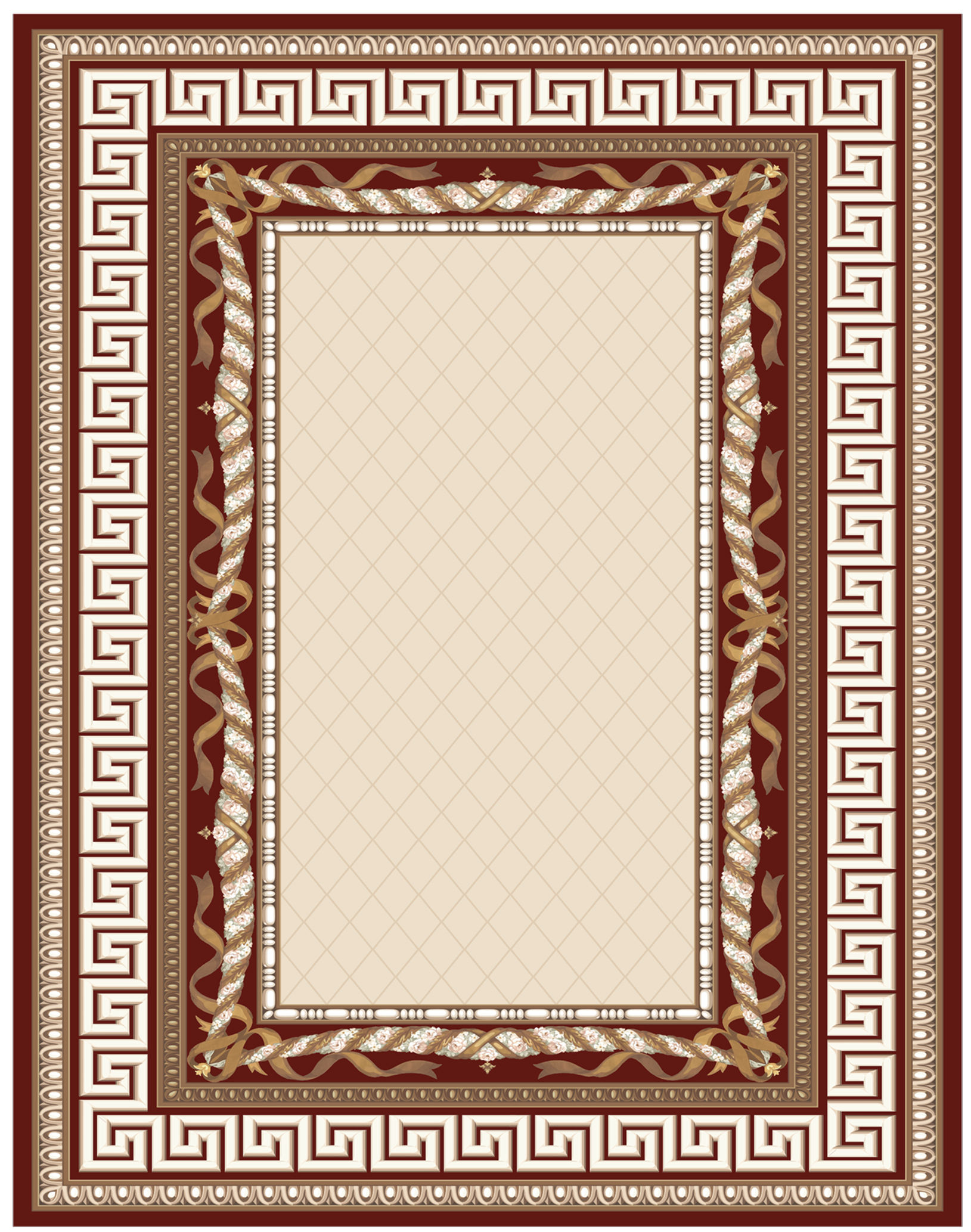 Area rug C-095 "Russian Empire"
