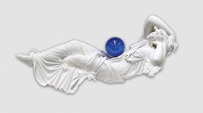 Volumetric Silk Embroidery Study: Inspired by Jeff Koons' Gazing Ball | Alexander’s Collection Lab
