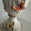 Thumbnail: Custom Made Neoclassical Revival Porcelain Table Lamps with Butterflies