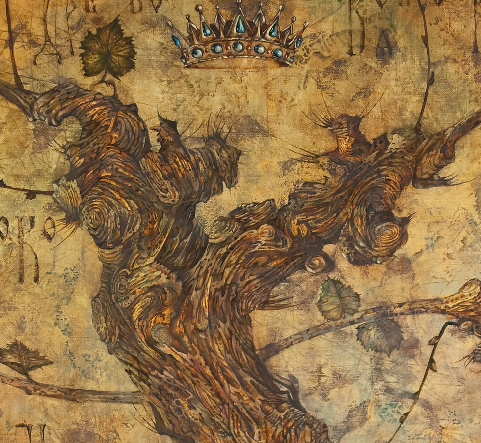 Thumbnail: Mironov Original Painting Oil on Canvas Impressive VINE large work 130 x 160 cm Available at Alexander's Collection Art Galle