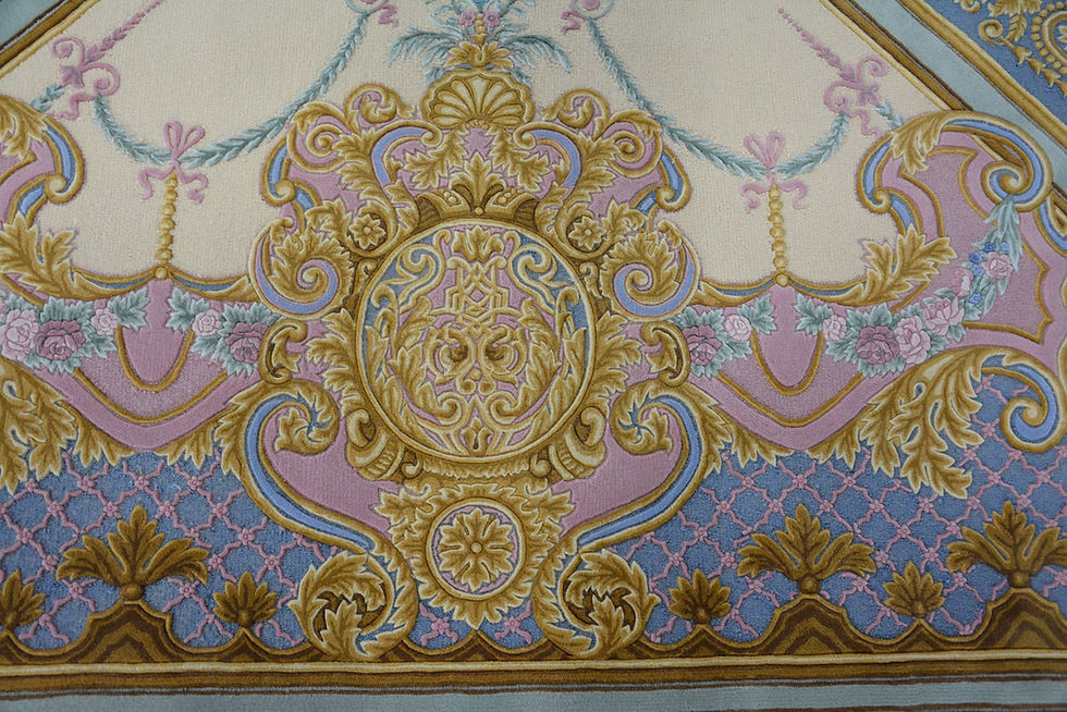 Thumbnail: Western European Fine Wool Tufted Area Rug,Grand Royal Design with Royal Palaces
